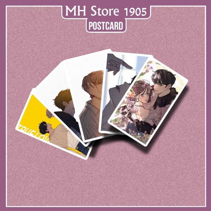 [Set 20 Card] in hình nhân vật truyện tranh Chiến lược tình yêu trong sáng bo góc 9*5.5cm ( không trùng)