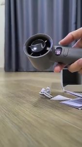 M11 พัดลมมือถือขนาดเล็ก ความเร็ว 120 ระดับ ชาร์จ USB แบบพกพา ความเร็วสูง ปรับได้ เหมาะกับกลางแจ้ง