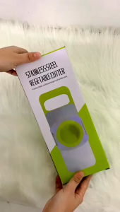 STAINLESS VEGETABLECUTTER PARUTAN SAYUR DAN BUAH 5 IN 1  STEEL MULTIFUNGSI / EGETABLE CUTTER STAINLESS 5in1 / Parutan Stainless Steel Vegetable Cutter Pemotong Manual Sayuran Dan Buah