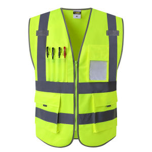 LIKAI | Reflective High-Visibility Multi-Pocket Vest