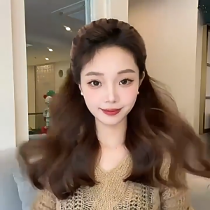 YOUJ Plush Leopard Print Toothed Headband for Women Non-slip Face Washing Hair Accessories