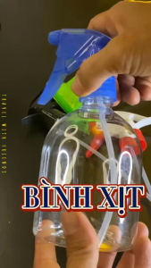 Combo 3 Bình Xịt Nước với 2 chế độ phun Sương và Đơn Vòi Màu Vàng