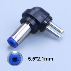 DC Power Male Plug Connector 2Pin Charger Adapter 5.5x2.5/2.1/1.7/4.8x1.7/4.0x1.7/3.5x1.35mm For HP DELL Laptop Notebook Compute