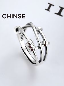 CHINSE | Lucky Multi-Band Spinner Ring