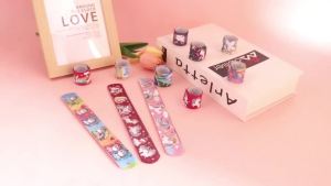 10pcs Happy Birthday Slap Bracelets Birthday Party Slap Bracelet Party Favors for Kids Mermaid Dinosaur and Unicorn Theme Party