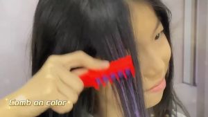 Temporary Hair Chalk DIY Non-Toxic Washable Hair 5 Colors Dress Up Toy Set