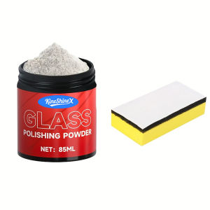 Bột Đánh Bóng Kính 85ML Cho Gương Ô Tô & Bề Mặt Phòng Tắm Dụng Cụ Làm Sạch Và Phục Hồi Vết Xước Nhanh Dung Dịch Làm Sạch Và Bôi Trơn