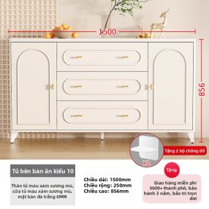 MINGDUO | Tấm Bảng Đá Phong Cách Pháp Mỏng Đa Năng 25cm