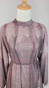 Gamis Raya Labuh Moden/Baju Muslimah Maxi Dress Women Full Sleeve