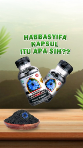 Paket Duo Habbasyifa Kapsul Serbuk Jintan Hitam 100 & 210 Kapsul - Suplemen Imunitas Alami