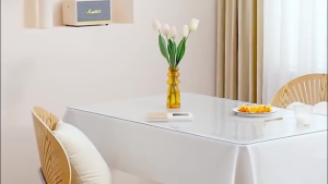 👍It will not collapse or deform for 100 years Clear PVC Table Cover Protector Thick Plastic tablecloth Table Protector for Dining Room Table Waterproof Vinyl Tablecloth Table Pad Mat for Kitchen Dresser Writing Desk Oil Resistant Table Cover Kitchen