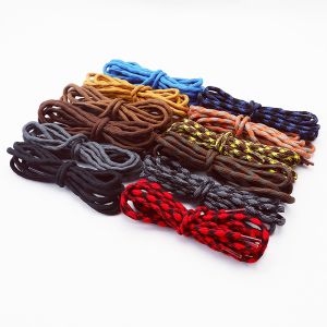 Round Boot Laces Heavy Duty and Durable Shoelaces for Boots Work Boots & Hiking Shoes  Double Spherical Cross Woven Laces