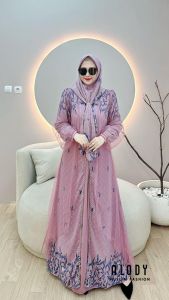 (8x) ALODY LALITA (Dress+Outer) Baju Dress set Outer Wanita Muslim Lalita Dress 2 in 1 By Alody. Nazra Sha