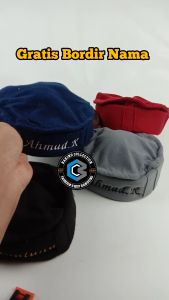 Peci Sholat Anak / Peci Pakol Taliban Anak GRATIS BORDIR NAMA / Peci Kopiah Afghanistan Anak / Peci Kekinian Anak / Kopiah Pakol FREE BORDIR NAMA