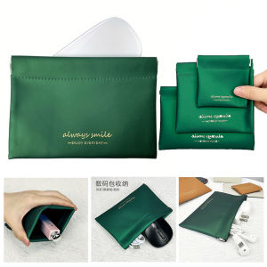 Portable Earphone Wire Bag Cosmetics Lipsticks Holder Case Coin Cards Pouch Travel Jewelry Sundries Organizer Pouch Tampon S