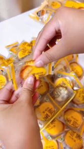 【CHUẨN CHÍNH HÃNG】Bánh Quy Trứng Muối Dẻo MIT Đài Loan 500g – Bánh Ngọt Nhân Trứng Muối