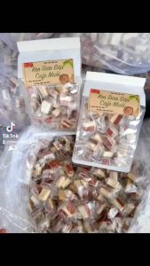 Túi 500g - Kẹo dừa cà phê muối - kẹo dừa bến tre- đồ ăn vặt