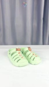 Sandal Gladiator Jelly Import / Sandal Wanita 3D Stiker 807