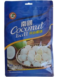 Hainan Tour Special South Country Original Flavor Happy Coconut Ball 300g Leisure Snacks Fruit Flavor Heart Soft Candy Year Goods