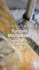 YURIZUMI Mouthwash Fresh  Apple Mint 250ml Dan 100ml / Obat Kumur Probiotik / Nafas segar / Pemutih gigi