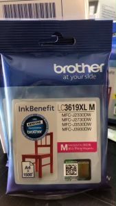 Brother LC-3619XL magentre สีแดงชมพู แท้ศูนย์+ของใหม่คุณภาพ100%ใช้กับปริ้นเตอร์ Brother รุ่น MFC-J2330DW/2730DW MFC-J3530DW/3930DW
