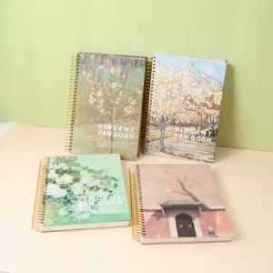 302 Pages World-famous Painting Notebook College books Big notebook Sketchbook Notebook gift set