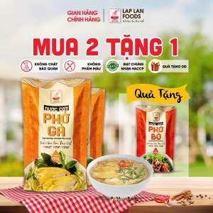 Mua 2 Tặng 1 - Nước Cốt Phở Gà LapLan Foods - 150gram - Chuẩn vị truyền thống không cần nêm nếm
