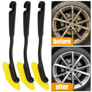 Car Tire Wheel Detail Long Handle Cleaning Brush Car Cleaning Tool