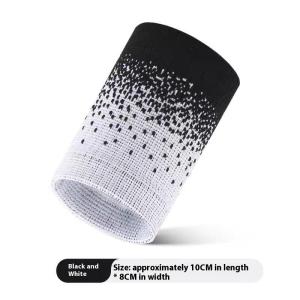 2pc Wrist Wraps Wrist Protector Waistband High Elastic Compression Tennis Wrist Support Brace For Fitness Gym Running Basketball