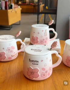 Sakura Themed Water Bottle / Mug I Mothers day special I Children Water Bottle Adult water bottle