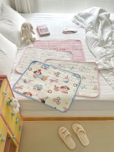 Class a Knitted Fabric Waterproof Sanitary Pad Period Protection Mat Korean Style Cute Urine Proof Washable Small Bed Mat