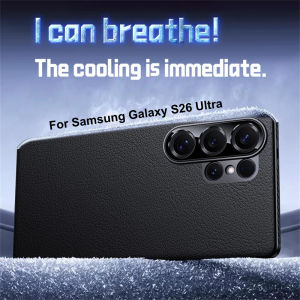 High-end Business Leather Magnetic Case For Samsung Galaxy S26Ultra S25Ultra S24Ultra Wireless Charging Shockproof Protect Cover