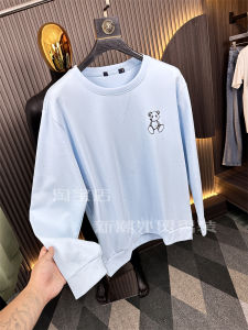 G Goods ~ Original Goods! Laser Bear + Milk Air Layer! Autumn Mens Fashion Casual Easiest for Match Sweater Long Sleeve