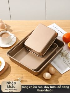 MADASHUAI | Dụng Cụ Nướng Không Dính Hình Chữ Nhật và Mould Bánh Trung Thu