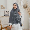 Khimar Livia Size XL By Arafa Hijab - Khimar Non Pad Jersey Bergo Jersey Khimar Daily. 