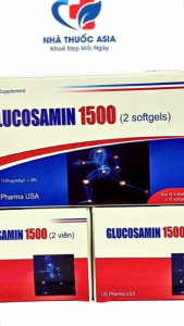GLUCOSAMIN 1500 (2 viên)​US Pharma USA ​Hộp 5 vỉ x 10 viên giúp làm trơn ổ khớp giúp khớp hoạt động linh hoạt
