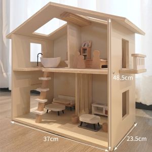 Realistic Wooden Large Luxury Toy House