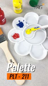 TRG Palet Tempat Alas Lukis Cat Air Akrilik Poster PLT-211 - Watercolor Acrylic Paint Palette TRG