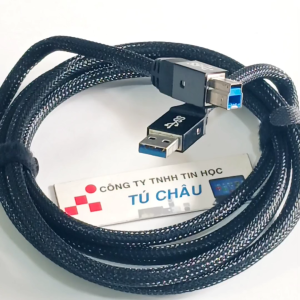 Cáp máy in USB 3.0 dài 2m / USB 3.0 AM - BM Cable (Cáp bọc dù chất lượng)