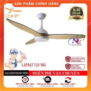 Quạt trần Vifa - Quạt trần Qvifa-16 lắp khách sạn Showroom nội thất Gara Oto