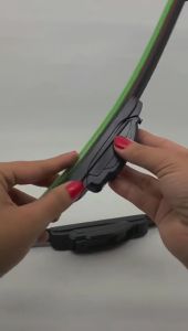 WIPER DOUBLE KARET WIPER DUAL KARET WIPER MOBIL FRAMELESS KARET GANDA (1 PCS)