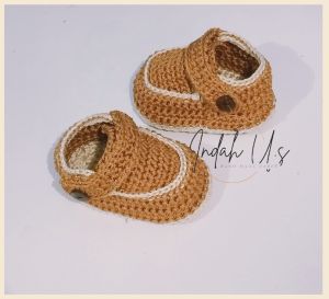 sepatu rajut bayi laki laki / sepatu rajut