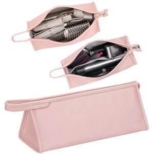 PU Leather Hair Dryer Storage Bag Travel Case For Dyson/Airwrap Styler/Shark Flexstyle Portable Carrying Supersonic Hair Dryer