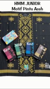 SARUNG HMM JUNIOR MOTIF PINTU ACEH TERBARU SARUNG SANTRI REMAJA BISA COD
