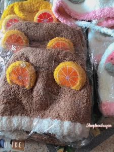 Mũ len cho bé sơ sinh họa tiết hình hoa quả siêu cưng cho bé từ 6-36 tháng | Nón len cho bé trai bé gái