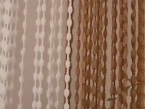 Beaded String Curtain Door Curtain Room Divider 1*2M Tassel Solid Color Home Decor