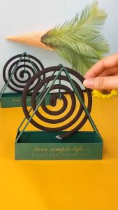 Iron Mosquito Coil Holder Safe Mosquito Coil Stand Inflammable Prevention Stand for Home Modern Garden Repellent Incense Rack