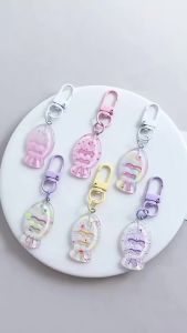 Cartoon Fish Key Chain Multi-Purpose Versatile Key Chain Cartoon Bag Decor Translucent Fish Pendant Key Chain For Daily Pendant