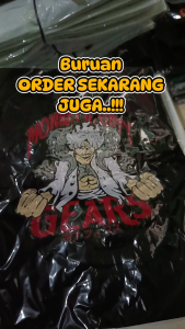100ribu 7 kaos oblong murah karakter One Piece pria wanita ukuran L