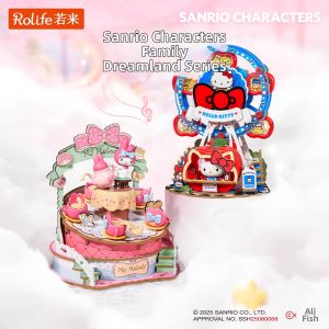 JINWUCHUANGYI | Sanrio Cinnamon Dream Amusement Park DIY Music Box Construction Set